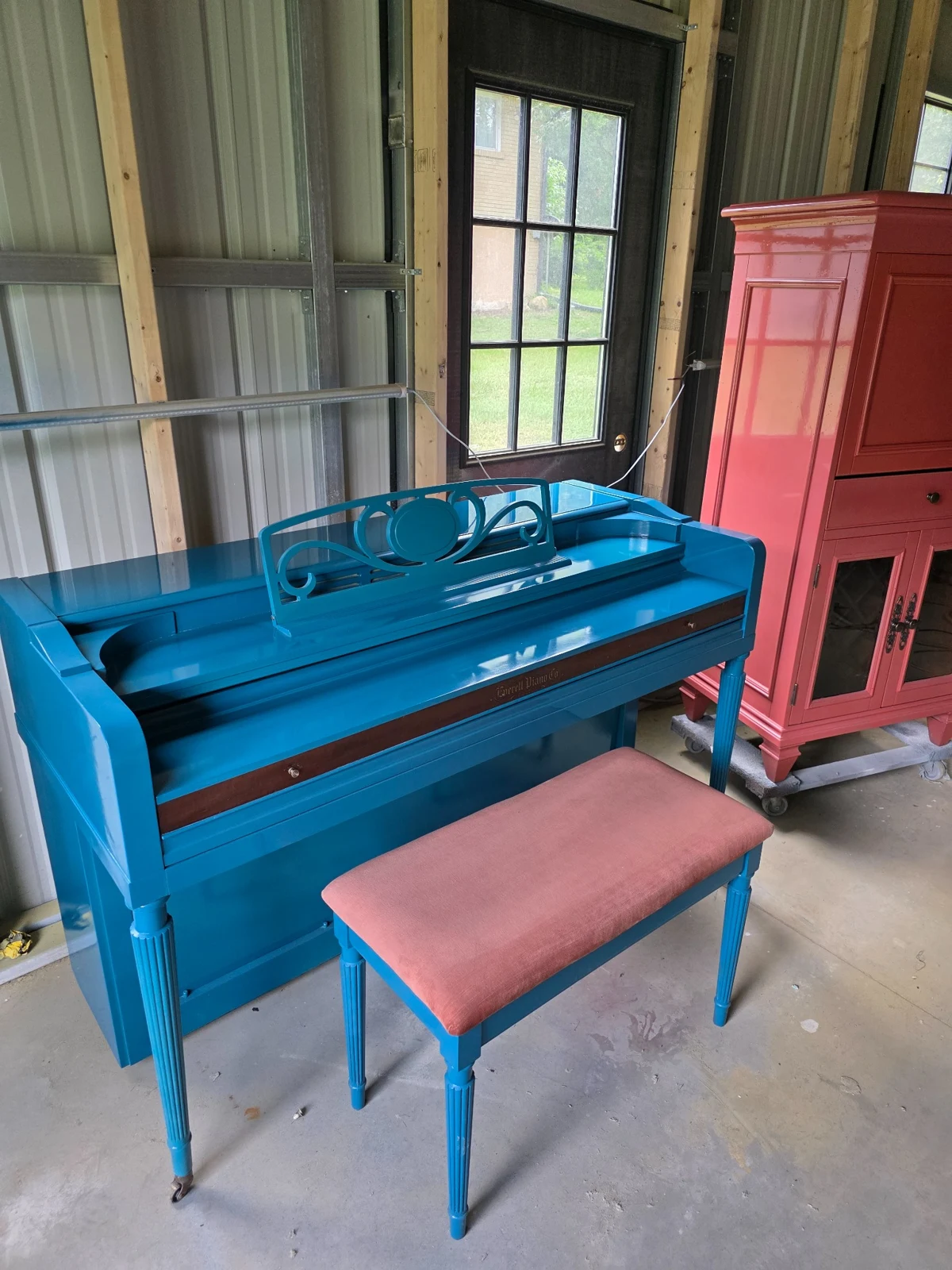 Peacock Blue Vanity