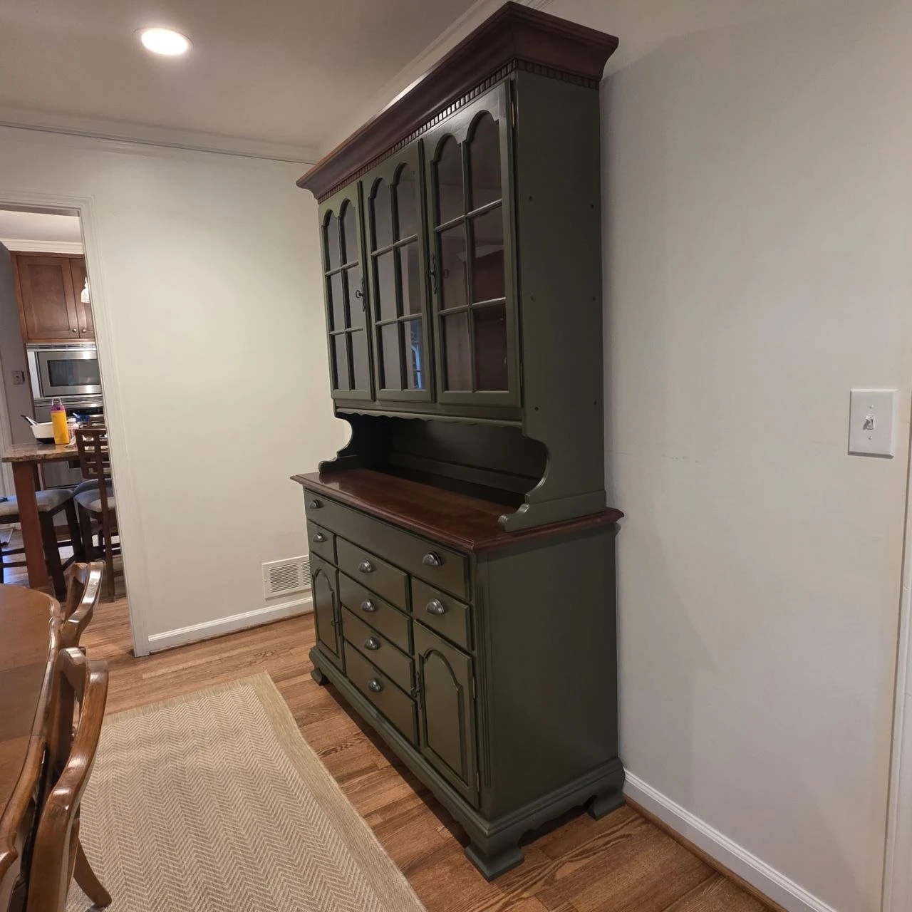 Olive + Wood Hutch