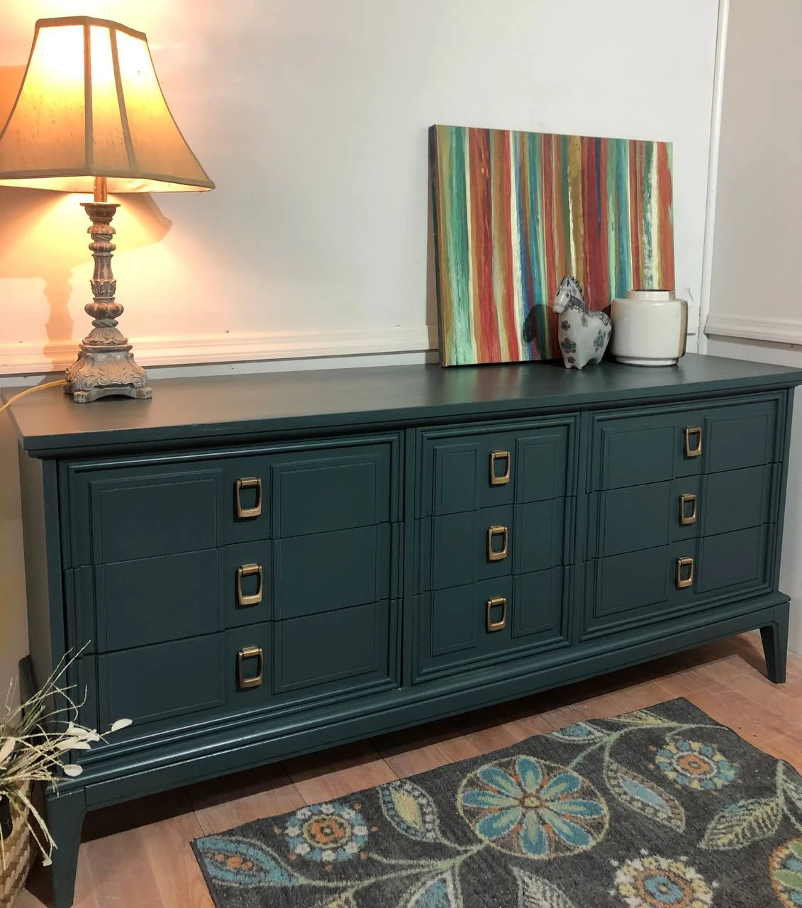 Deep Teal Dresser