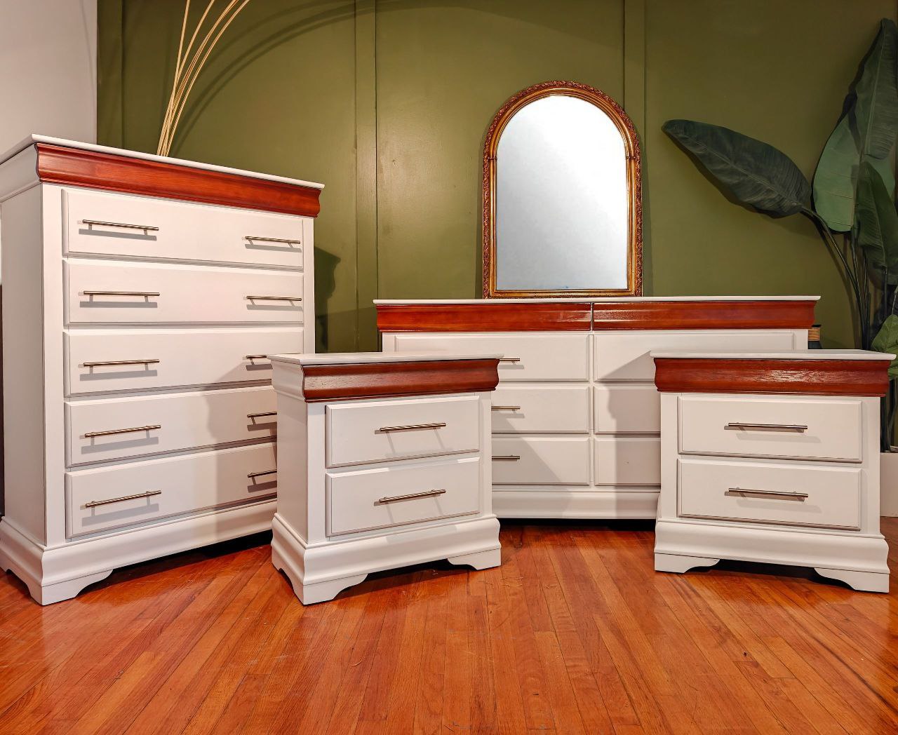 Sage + Walnut Four-Piece Set