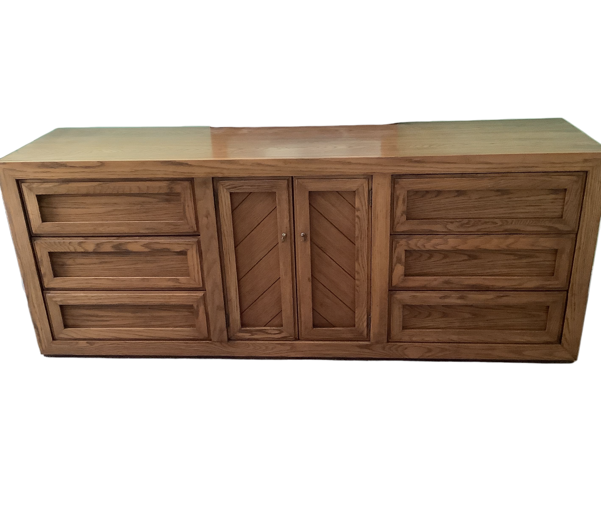 Long Thomasville Dresser Credenza Buffet Sideboard Natural Wood – Wood and  Whimsy Custom Furniture