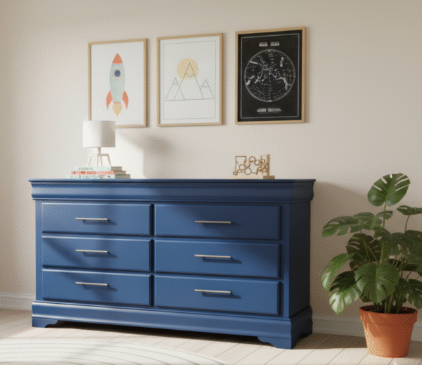 Roomy 6 Drawer Dresser - Custom Colors
