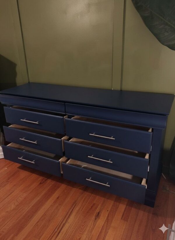 Roomy 6 Drawer Dresser - Custom Colors - Image 5