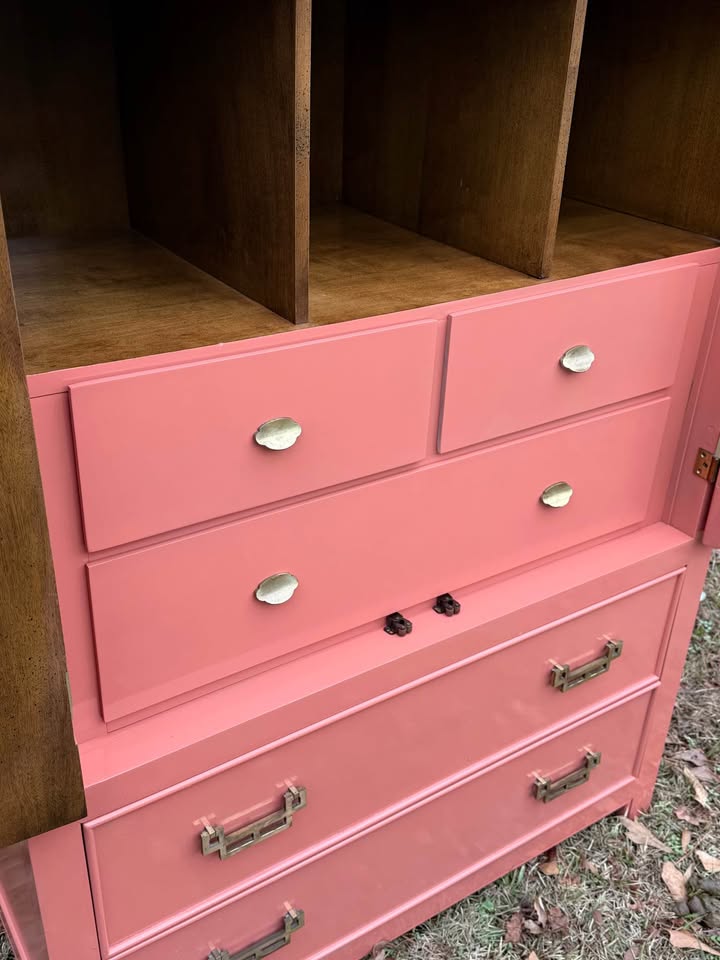 Century “Chin Hua” Asian Gentleman’s Chest | Farrow & Ball Lacquer - Image 4