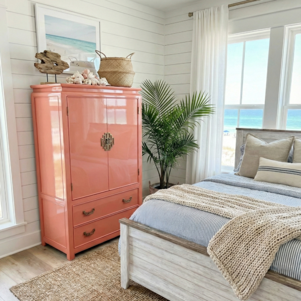 Century “Chin Hua” Asian Gentleman’s Chest | Farrow & Ball Lacquer