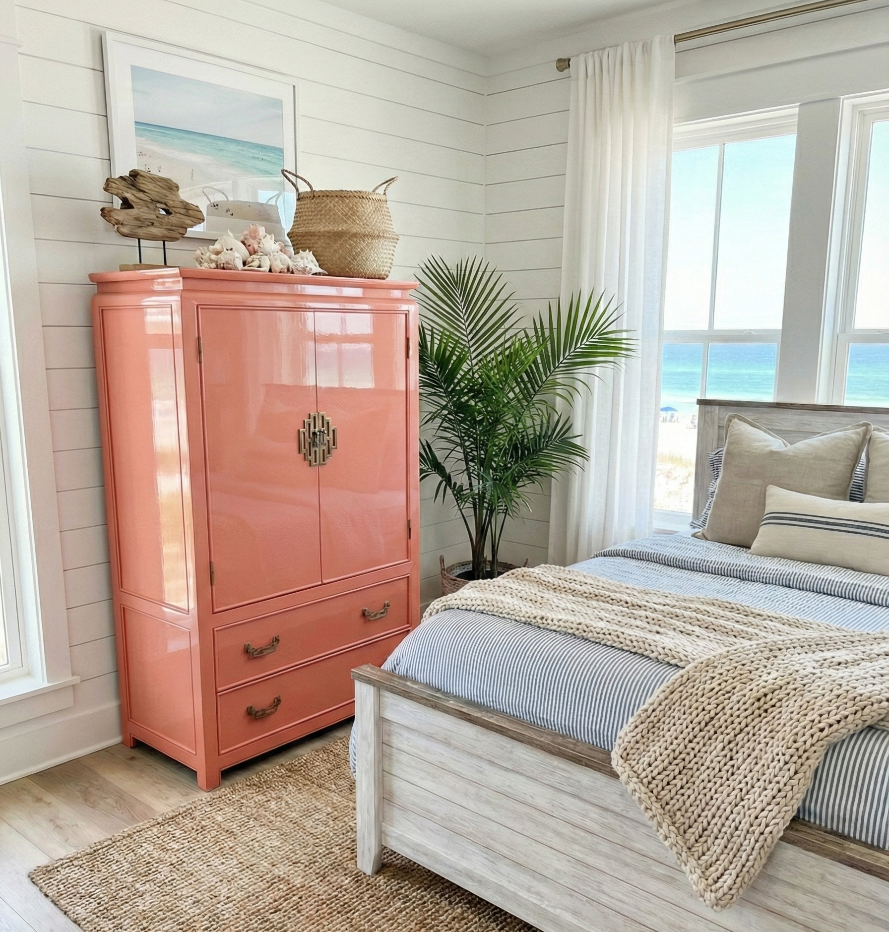 Century “Chin Hua” Asian Gentleman’s Chest | Farrow & Ball Lacquer