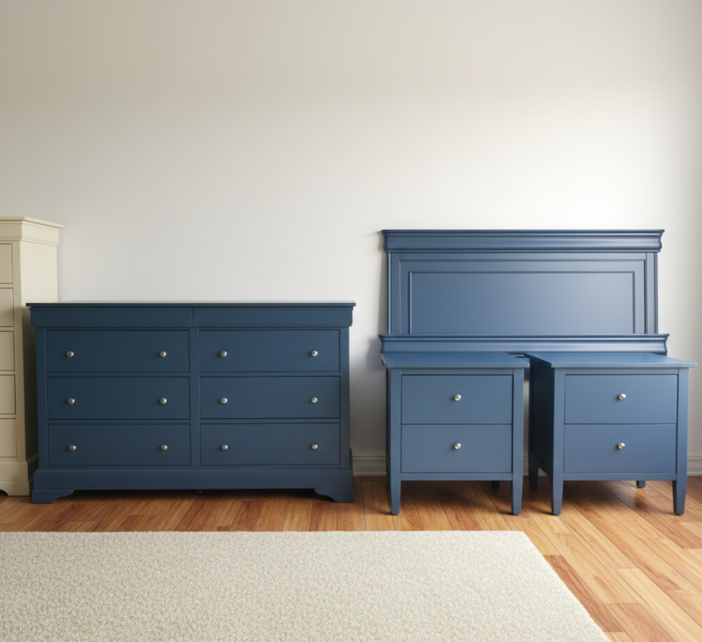 The Navy Rose Bedroom Set