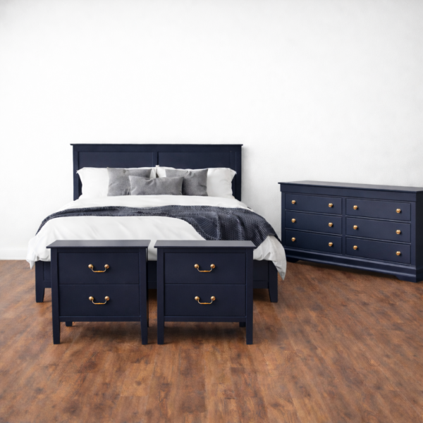 The Navy Rose Bedroom Set